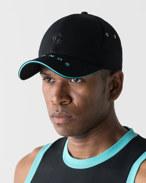 CRONOS OUTLINE CAP [BLACK x T.BLUE]