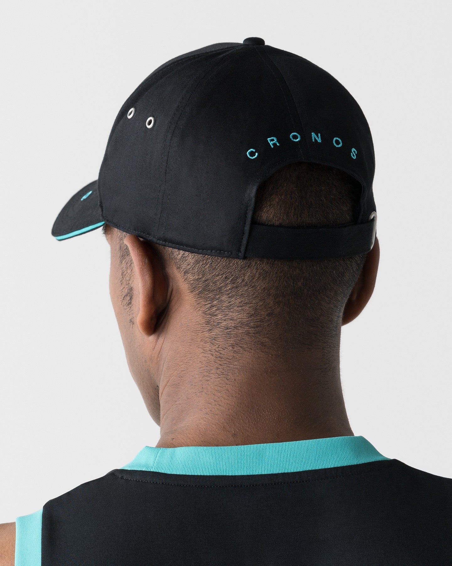 CRONOS OUTLINE CAP【BLACK×T.BLUE】