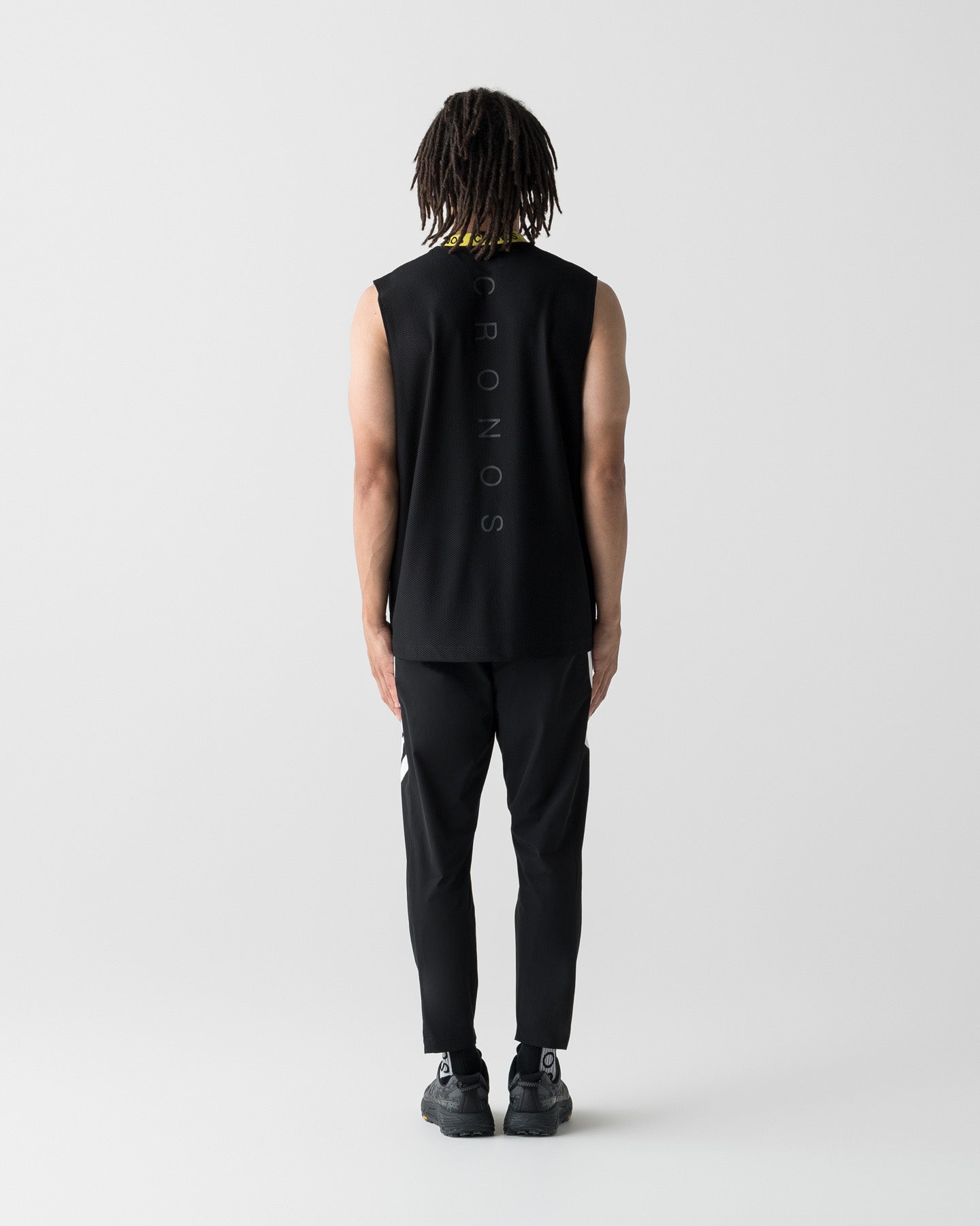CRONOS 3D AIR MESH SLEEVELESS【BLACK×YELLOW】