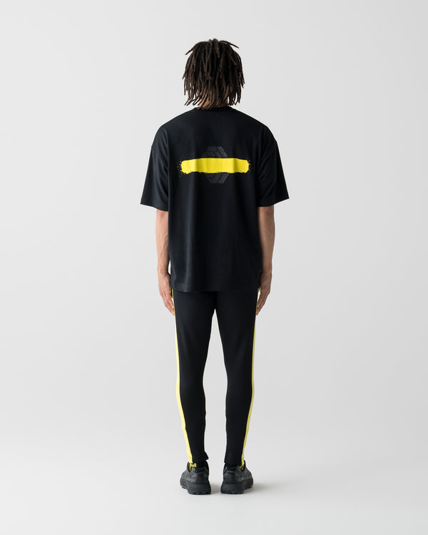 CRONOS PAINT STROKE AIR S/S TEE [BLACK x YELLOW]