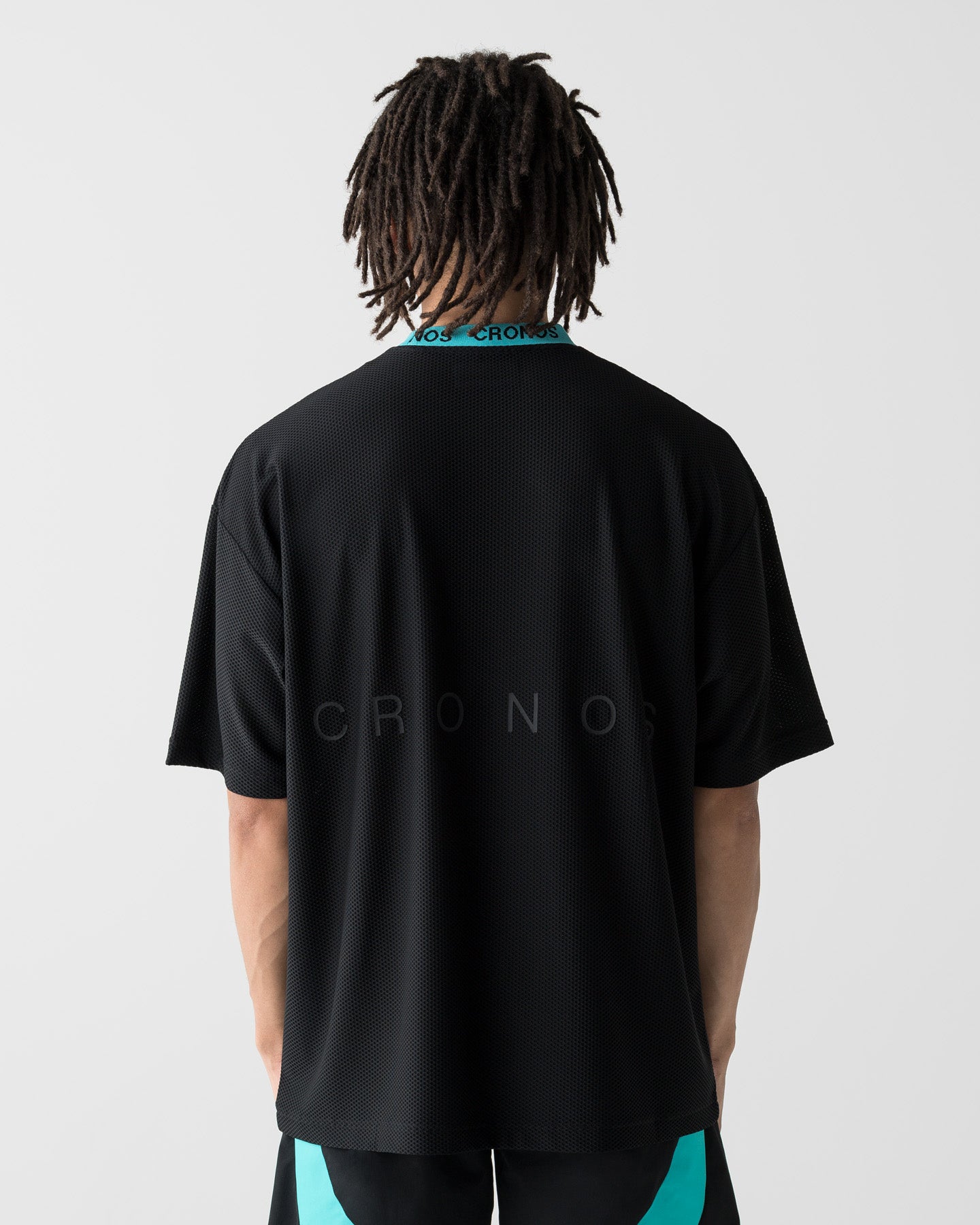 CRONOS 3D AIR MESH S/S TEE【BLACK×T.BLUE】