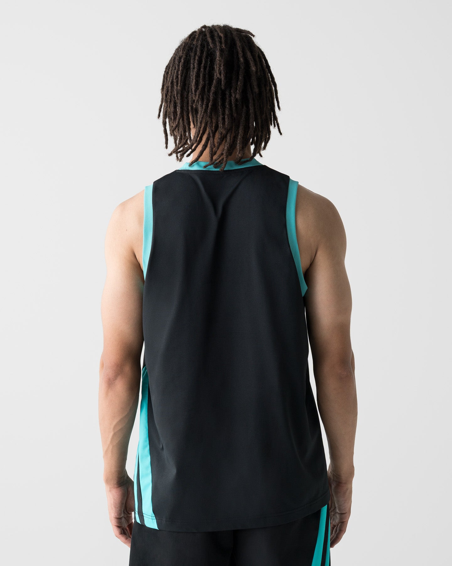 CRONOS SLASH LINE SLEEVELESS【BLACK×T.BLUE】