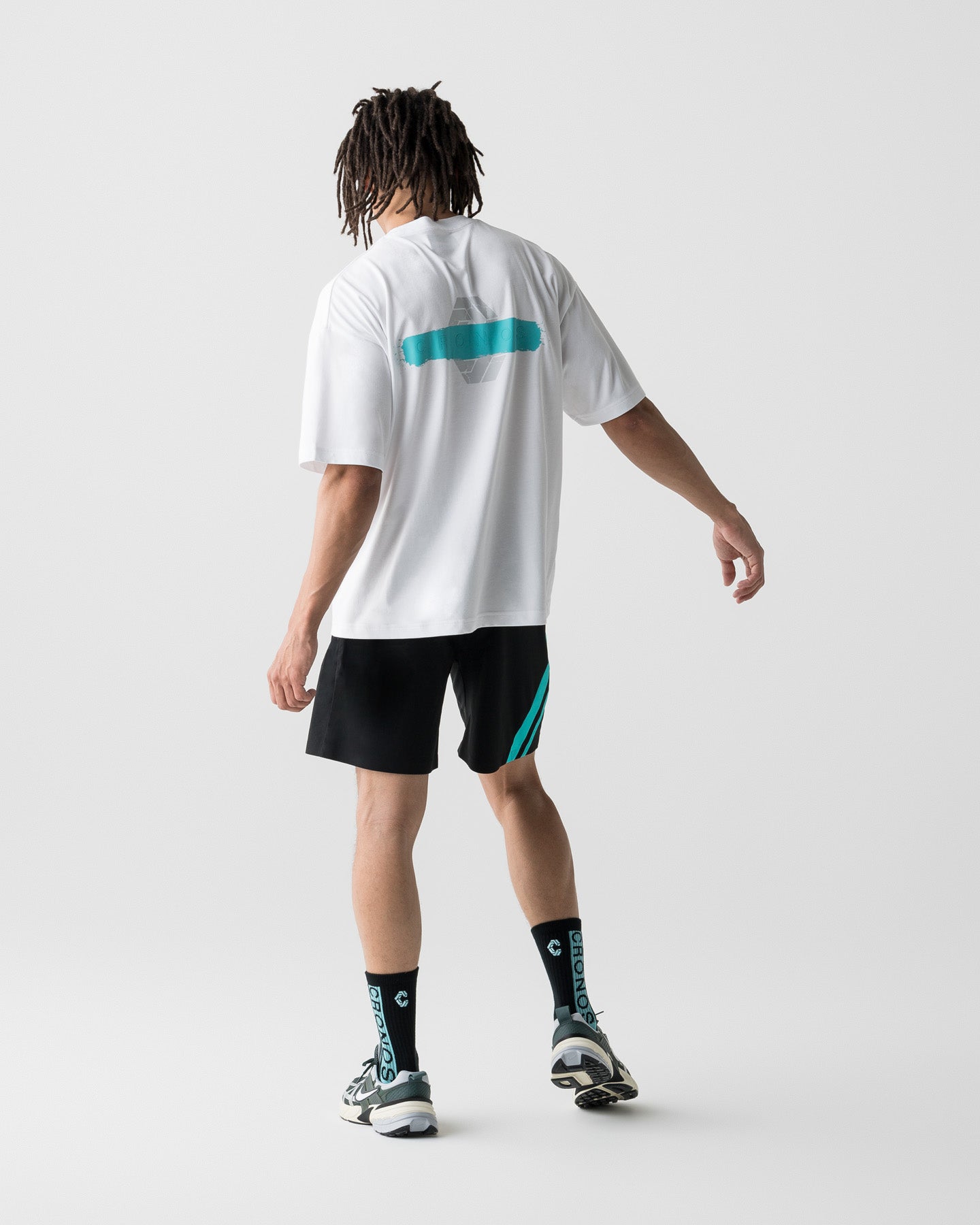 CRONOS PAINT STROKE AIR S/S TEE【WHITE】