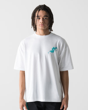 CRONOS PAINT STROKE AIR S/S TEE【WHITE】