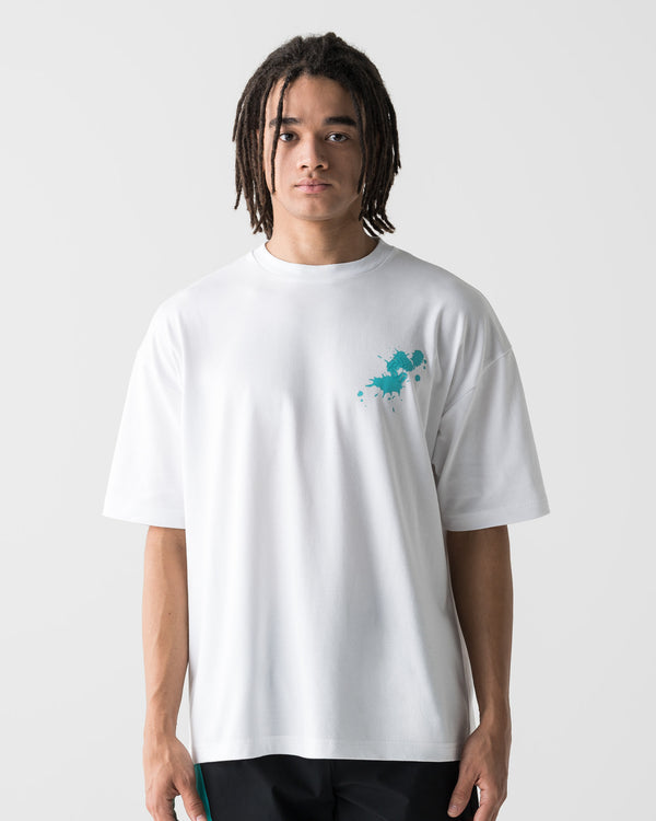 CRONOS PAINT STROKE AIR S/S TEE【WHITE】