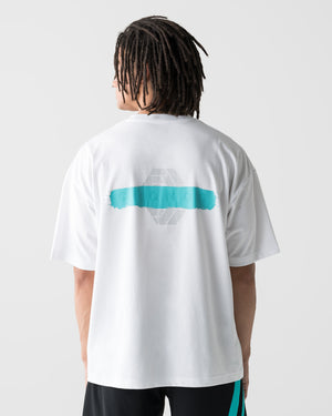 CRONOS PAINT STROKE AIR S/S TEE【WHITE】