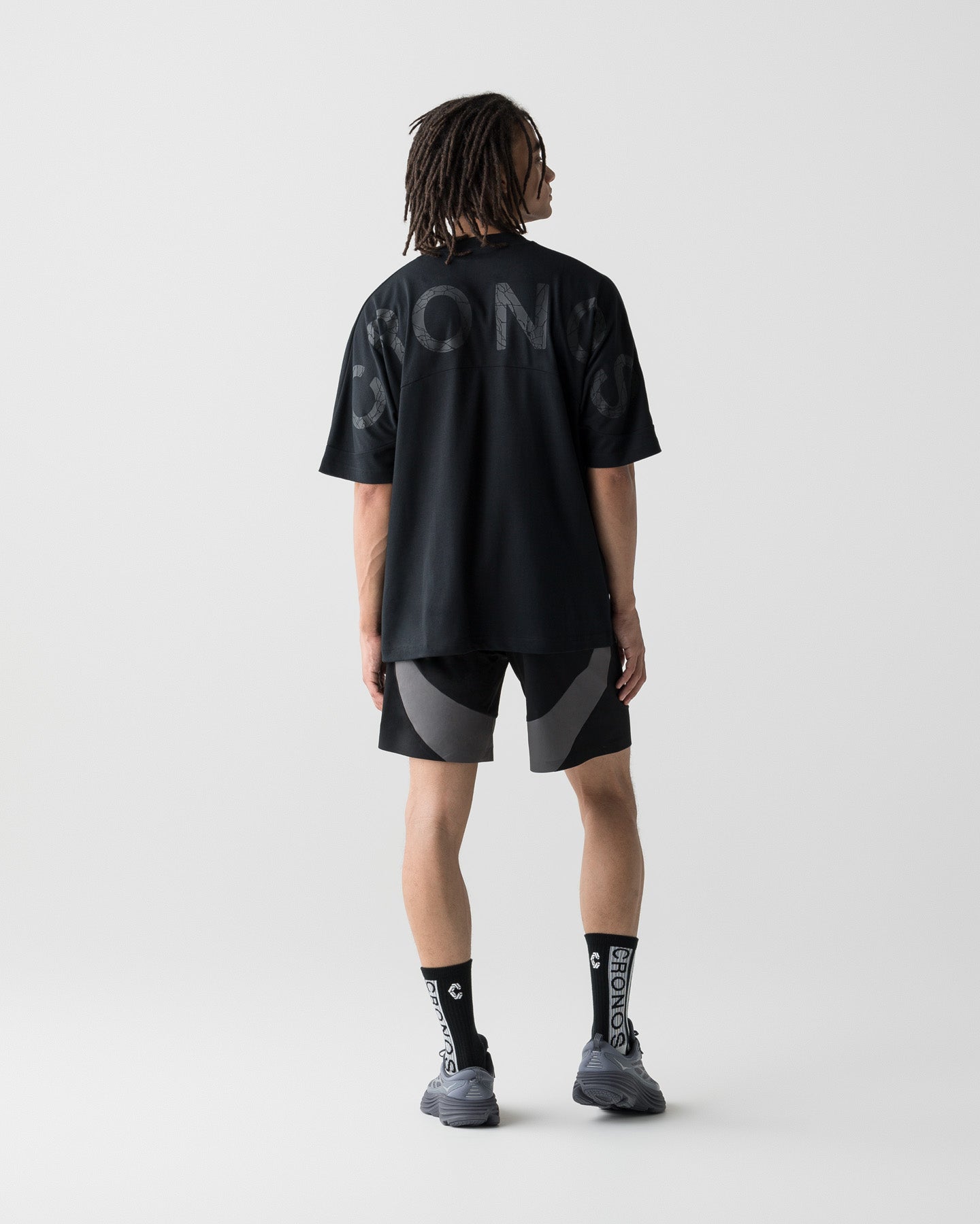 CRONOS BACK LOGO DOLMAN S/S TEE【BLACK】