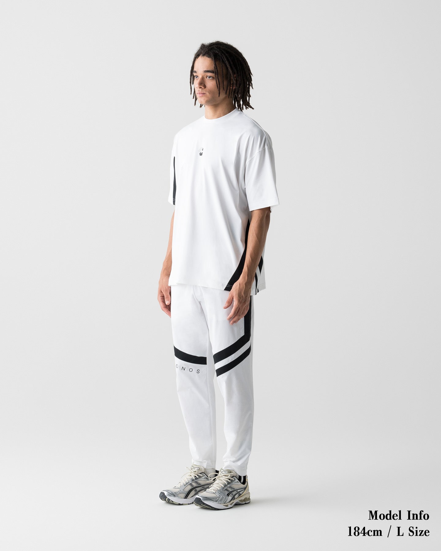 CRONOS SLASH LINE PANTS【WHITE】