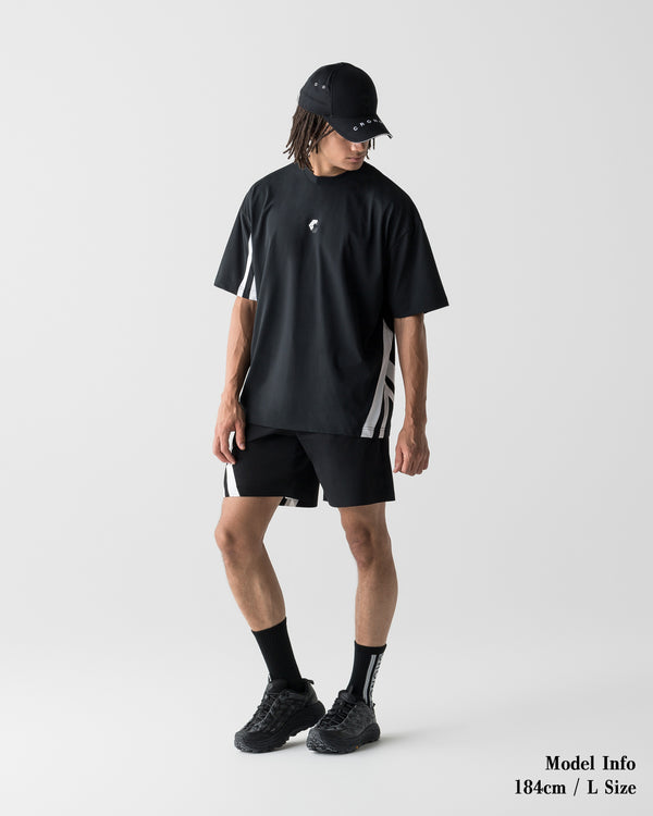 CRONOS SLASH LINE SHORTS【BLACK】