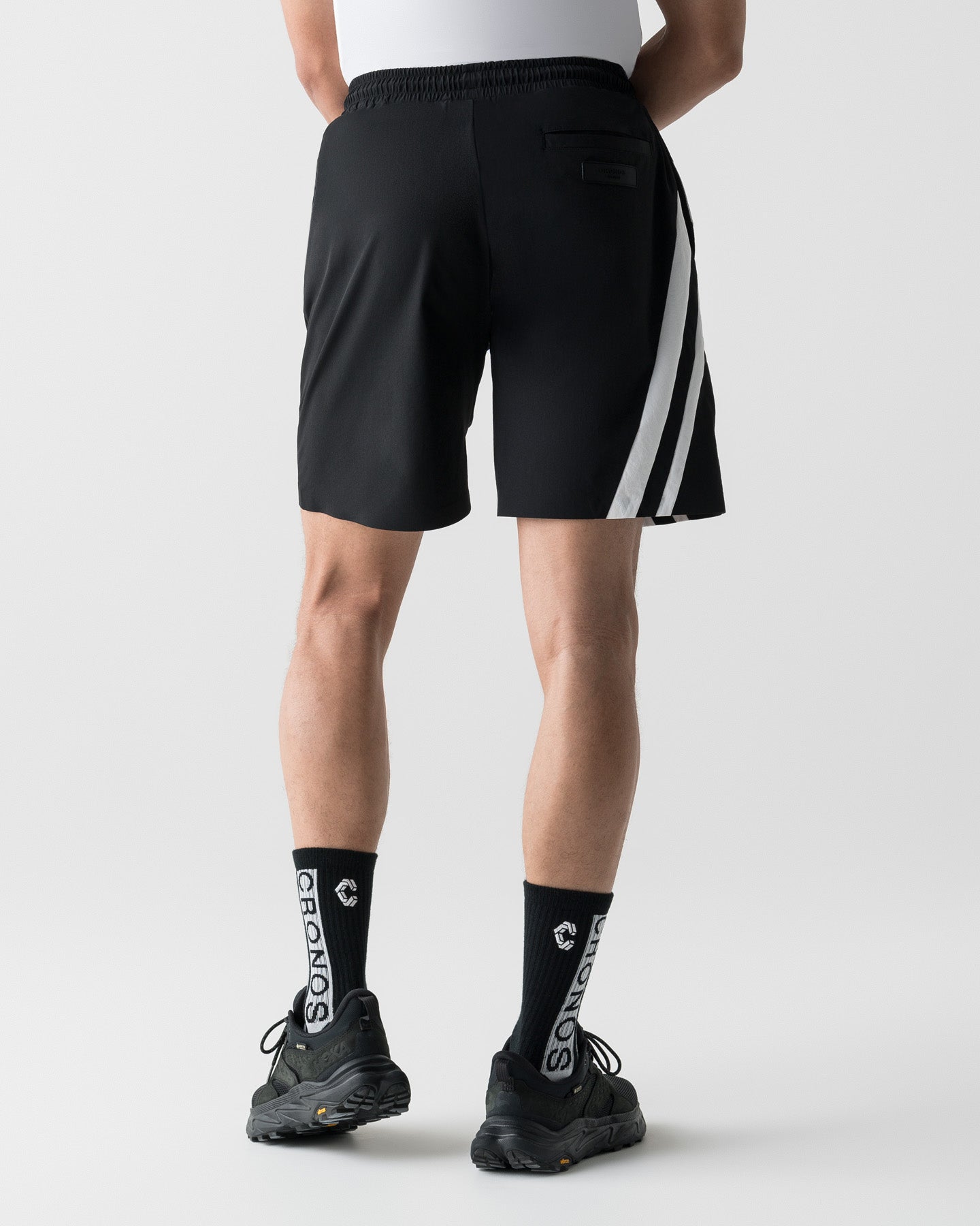 CRONOS GRAPHIC SOCKS【BLACK×WHITE】