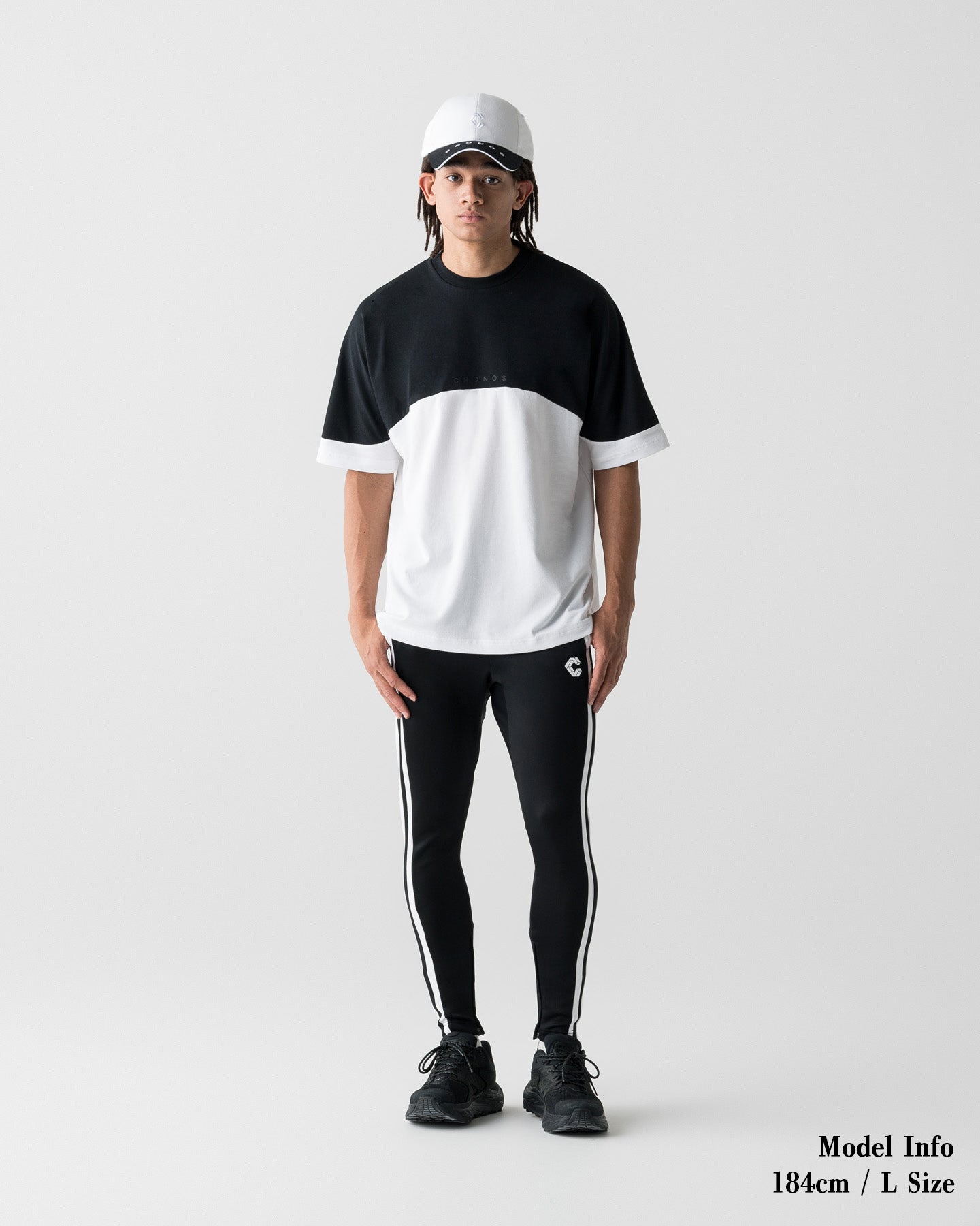 CRONOS RACING SKINNY PANTS【BLACK】