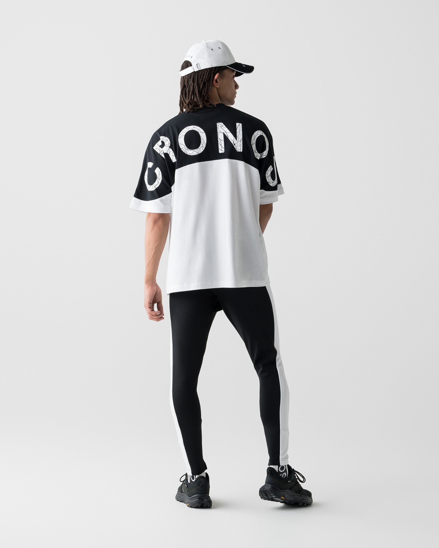 CRONOS BACK LOGO DOLMAN S/S TEE【BLACK×WHITE】