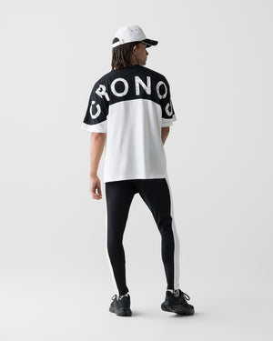 CRONOS BACK LOGO DOLMAN S/S TEE【BLACK×WHITE】