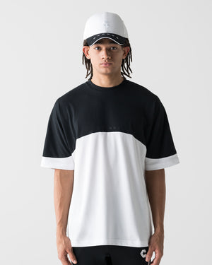 CRONOS BACK LOGO DOLMAN S/S TEE【BLACK×WHITE】