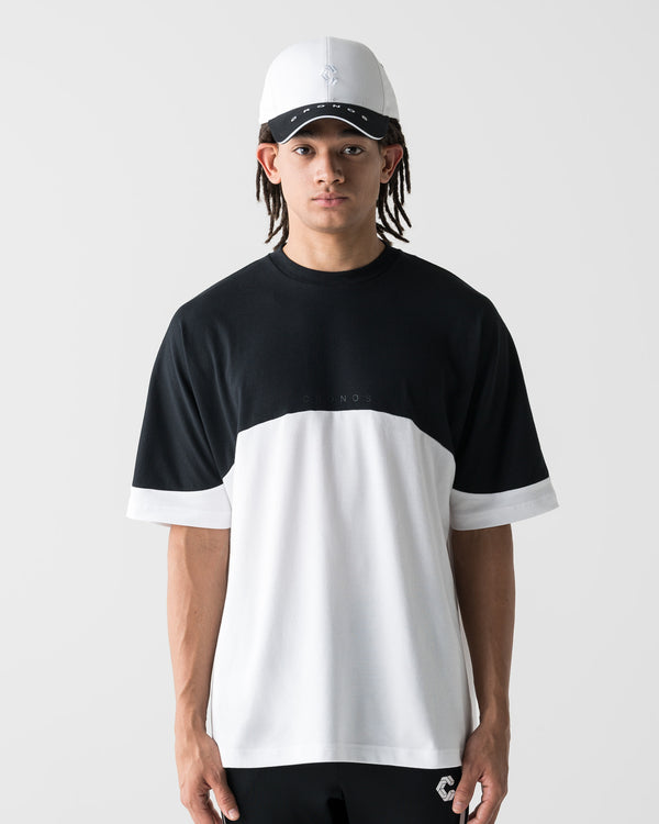 CRONOS BACK LOGO DOLMAN S/S TEE【BLACK×WHITE】