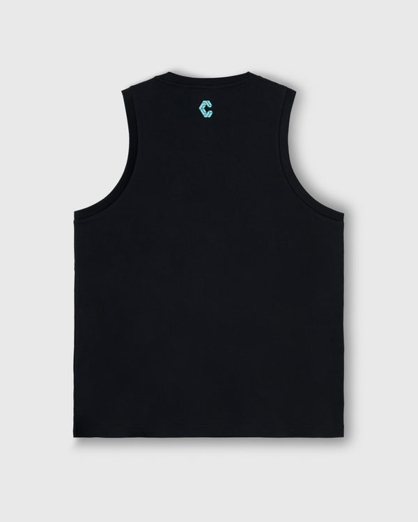 CRONOS CORE SLEEVELESS【BLACK×T.BLUE】