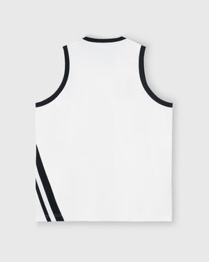 CRONOS SLASH LINE SLEEVELESS【WHITE】