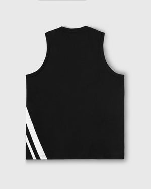 CRONOS SLASH LINE SLEEVELESS【BLACK】