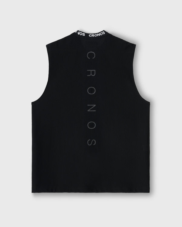 CRONOS 3D AIR MESH SLEEVELESS【BLACK】