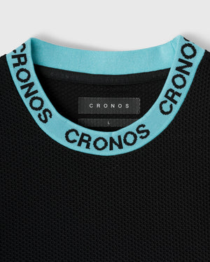 CRONOS 3D AIR MESH SLEEVELESS [BLACK x T.BLUE]