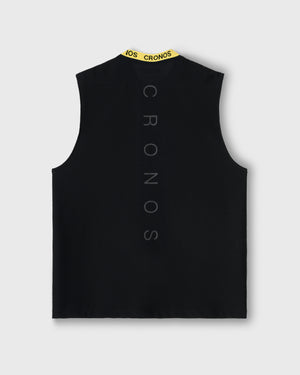 CRONOS 3D AIR MESH SLEEVELESS【BLACK x YELLOW】