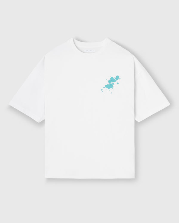 CRONOS PAINT STROKE AIR S/S TEE【WHITE】