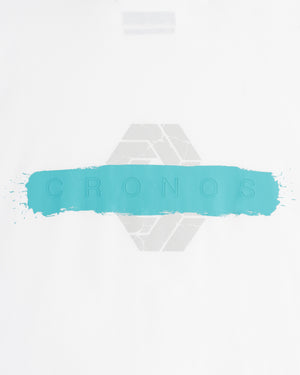 CRONOS PAINT STROKE AIR S/S TEE【WHITE】