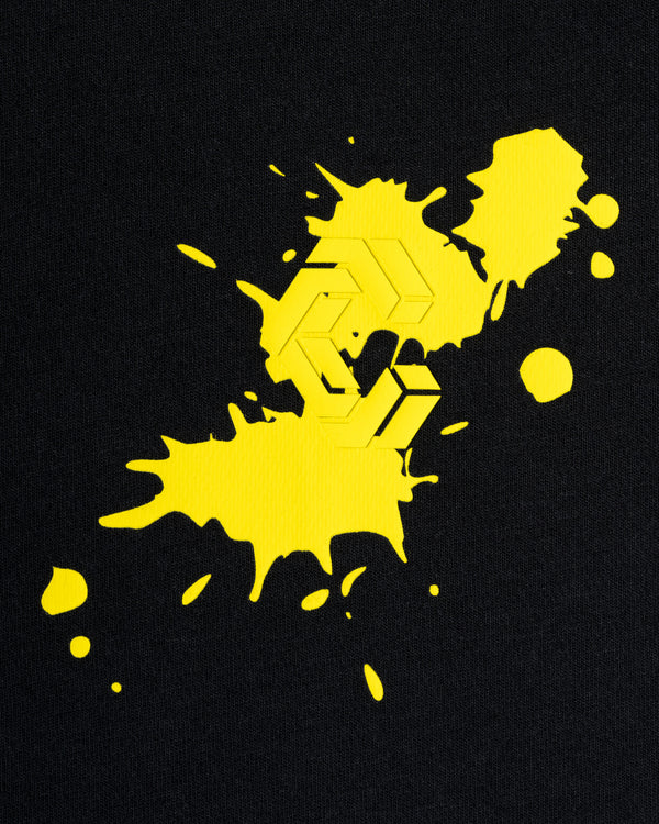 CRONOS PAINT STROKE AIR S/S TEE [BLACK x YELLOW]