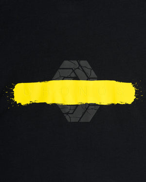 CRONOS PAINT STROKE AIR S/S TEE [BLACK x YELLOW]