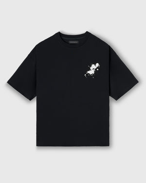 CRONOS PAINT STROKE AIR S/S TEE【BLACK】