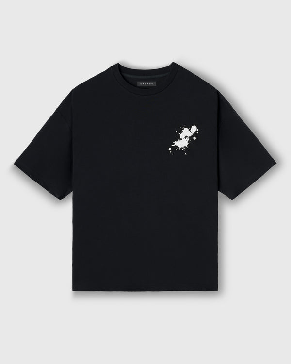 CRONOS PAINT STROKE AIR S/S TEE【BLACK】