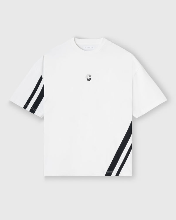 CRONOS SLASH LINE  S/S TEE【WHITE】