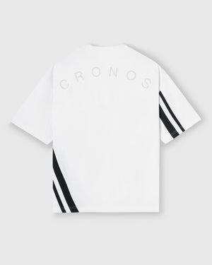 CRONOS SLASH LINE  S/S TEE【WHITE】
