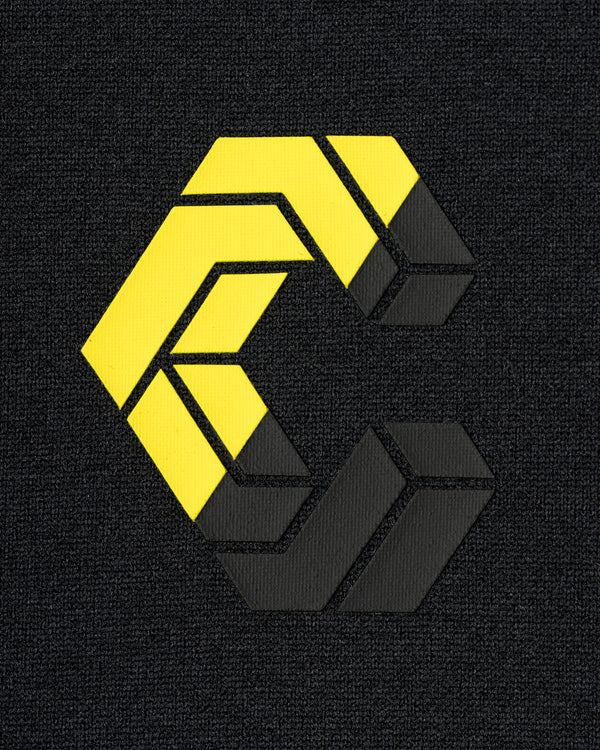 CRONOS SLASH LINE  S/S TEE【BLACK×YELLOW】