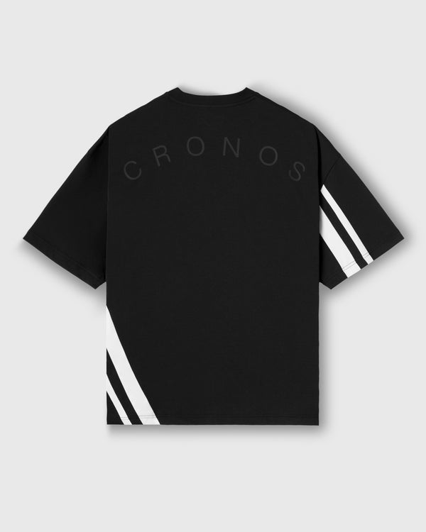 CRONOS SLASH LINE  S/S TEE【BLACK】