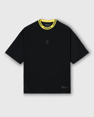 CRONOS 3D AIR MESH S/S TEE【BLACK×YELLOW】