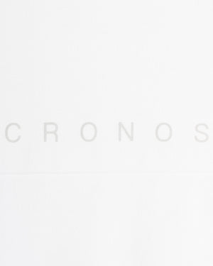 CRONOS 後背標誌蝙蝠袖短袖T恤【白色】