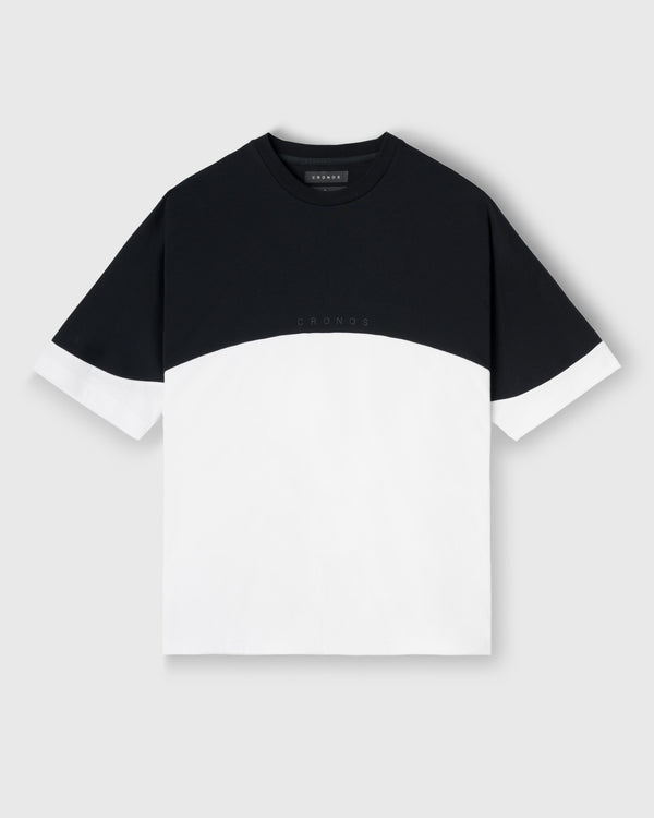 CRONOS BACK LOGO DOLMAN S/S TEE【BLACK×WHITE】