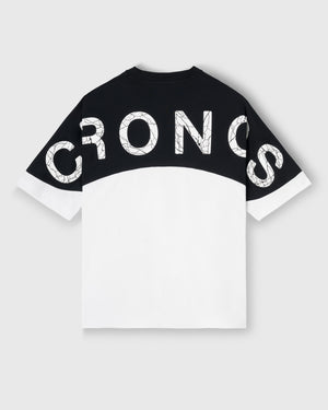 CRONOS BACK LOGO DOLMAN S/S TEE【BLACK×WHITE】