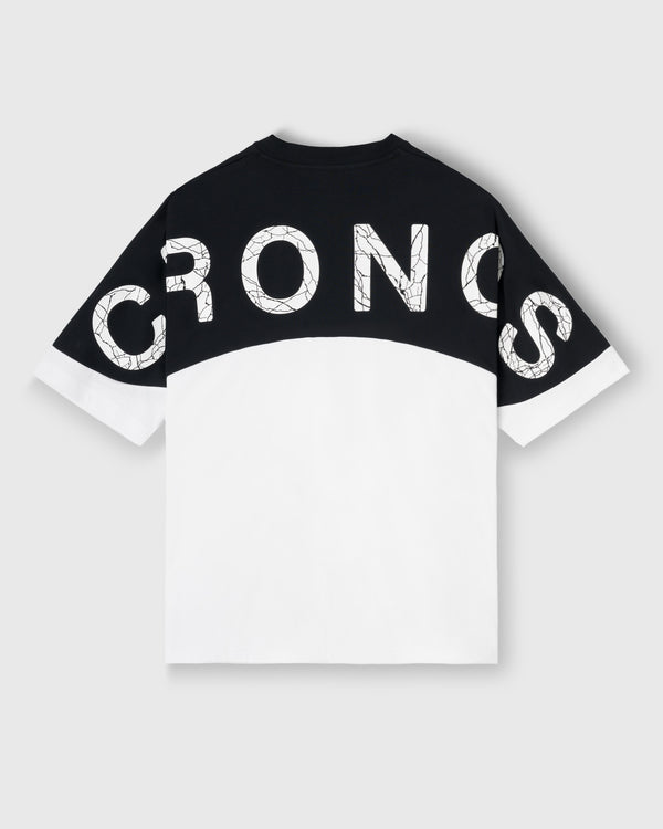 CRONOS BACK LOGO DOLMAN S/S TEE【BLACK×WHITE】