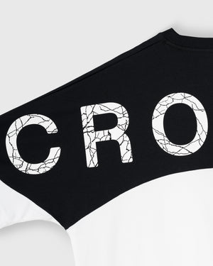 CRONOS BACK LOGO DOLMAN S/S TEE【BLACK×WHITE】