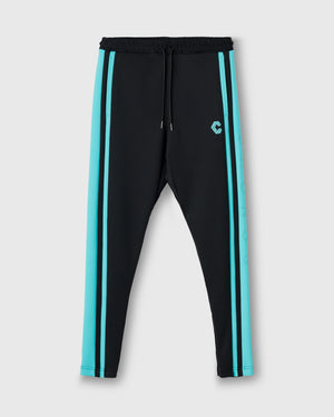 CRONOS RACING SKINNY PANTS【BLACK×T.BLUE】