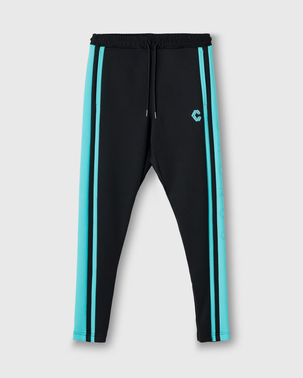 CRONOS RACING SKINNY PANTS【BLACK×T.BLUE】