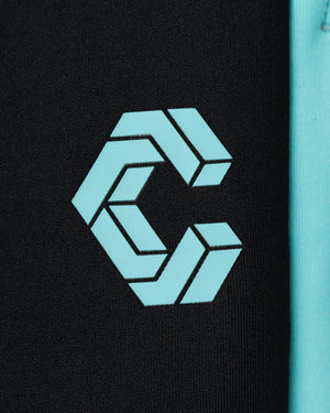 CRONOS RACING SKINNY PANTS【BLACK×T.BLUE】