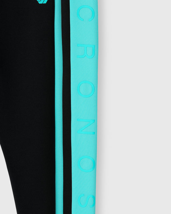 CRONOS RACING SKINNY PANTS【BLACK×T.BLUE】