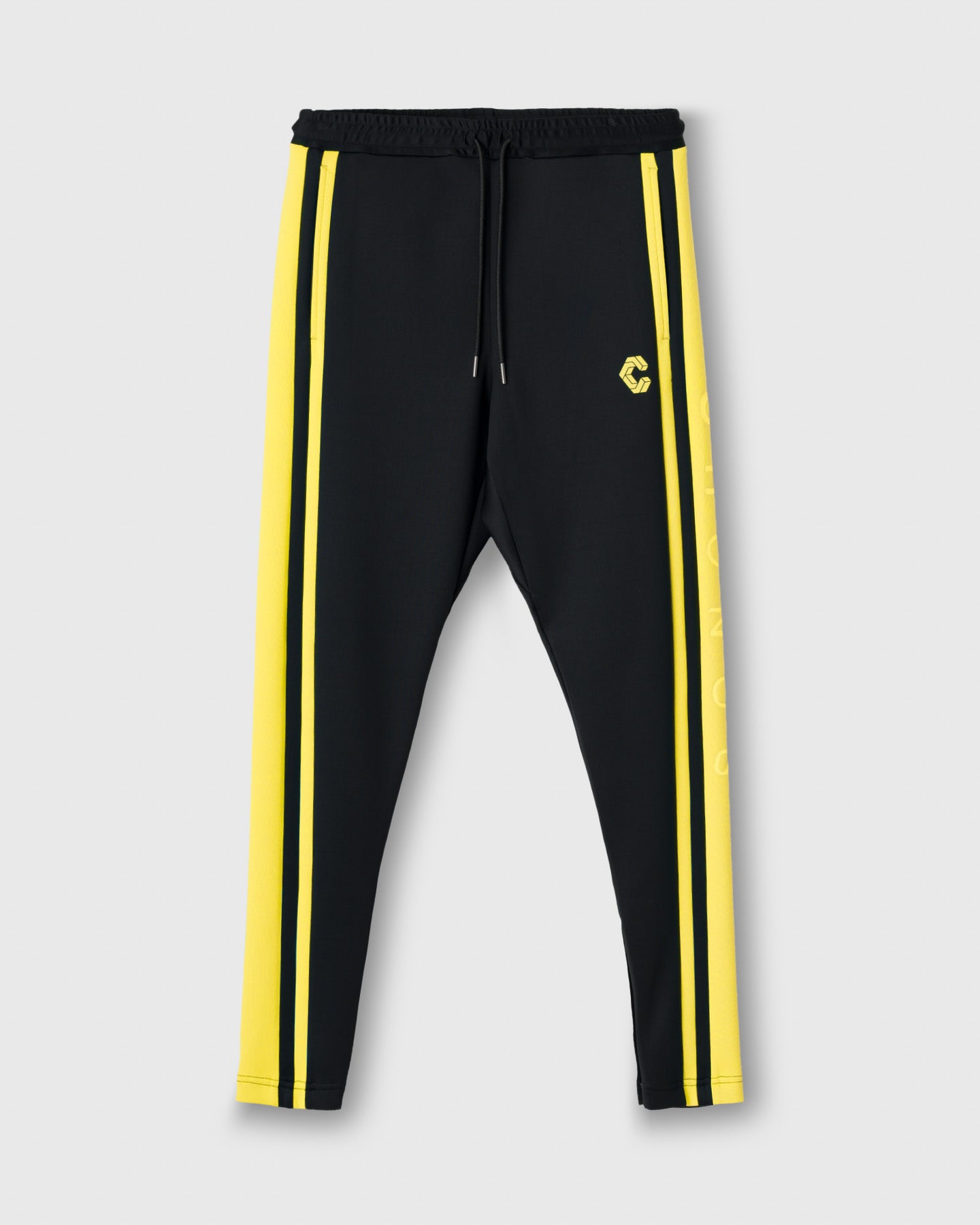 CRONOS RACING SKINNY PANTS【BLACK×YELLOW】