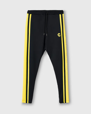CRONOS RACING SKINNY PANTS【BLACK×YELLOW】