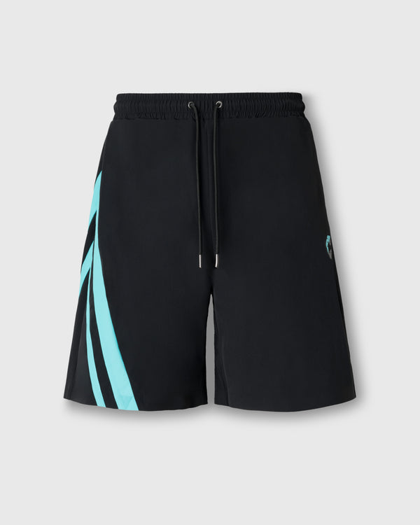 CRONOS SLASH LINE SHORTS【BLACK×T.BLUE】