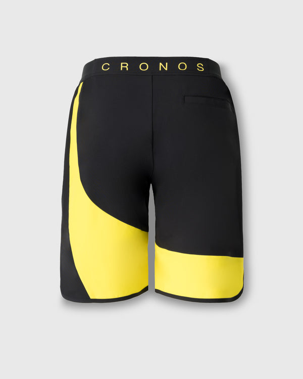 CRONOS ACCEL COMPETITION SHORTS【BLACK×YELLOW】