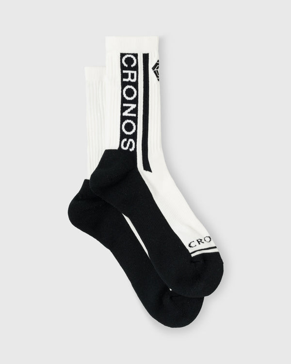 CRONOS GRAPHIC SOCKS【WHITE】